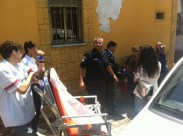  بالصور: مجهول يعتدي على سيدة ويحاول سرقة حقيبتها في شارع ييفت وسط مدينة يافا 